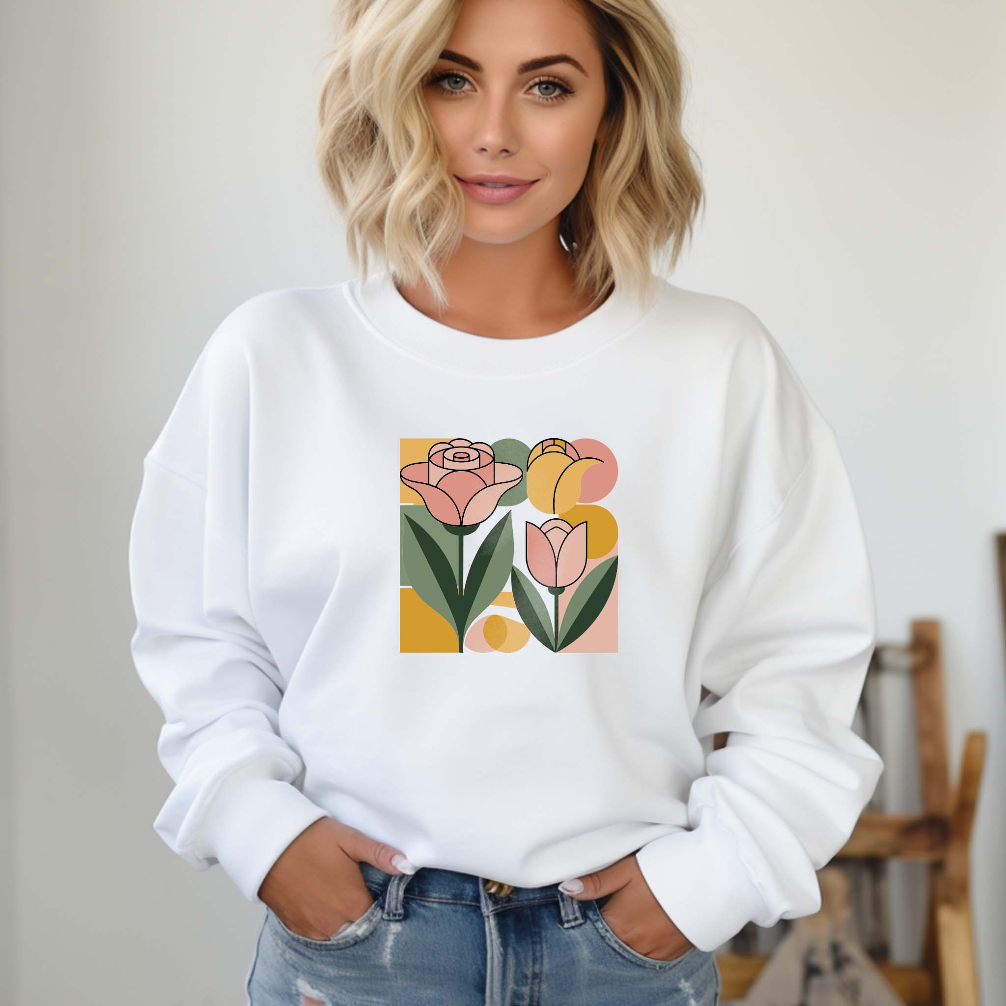 Sweatshirt Floral | Camisola Premium | Coleção Florais