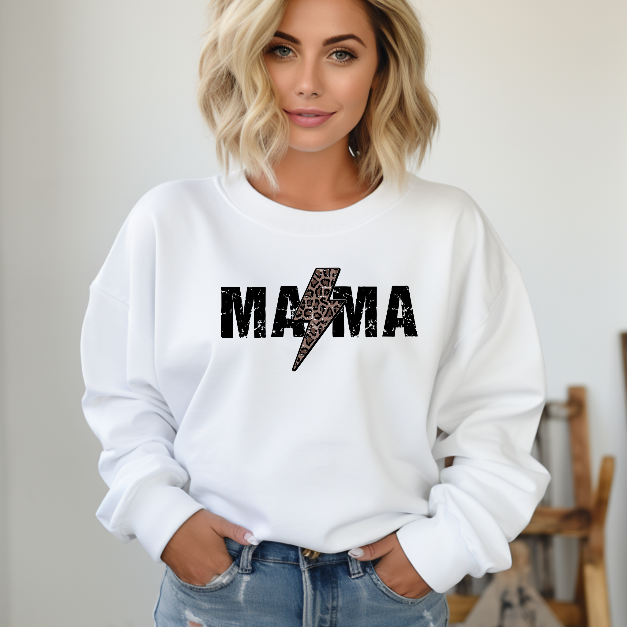 Camisola Dia da Mãe "MAMA" O Abraço Mais Quente e Macio