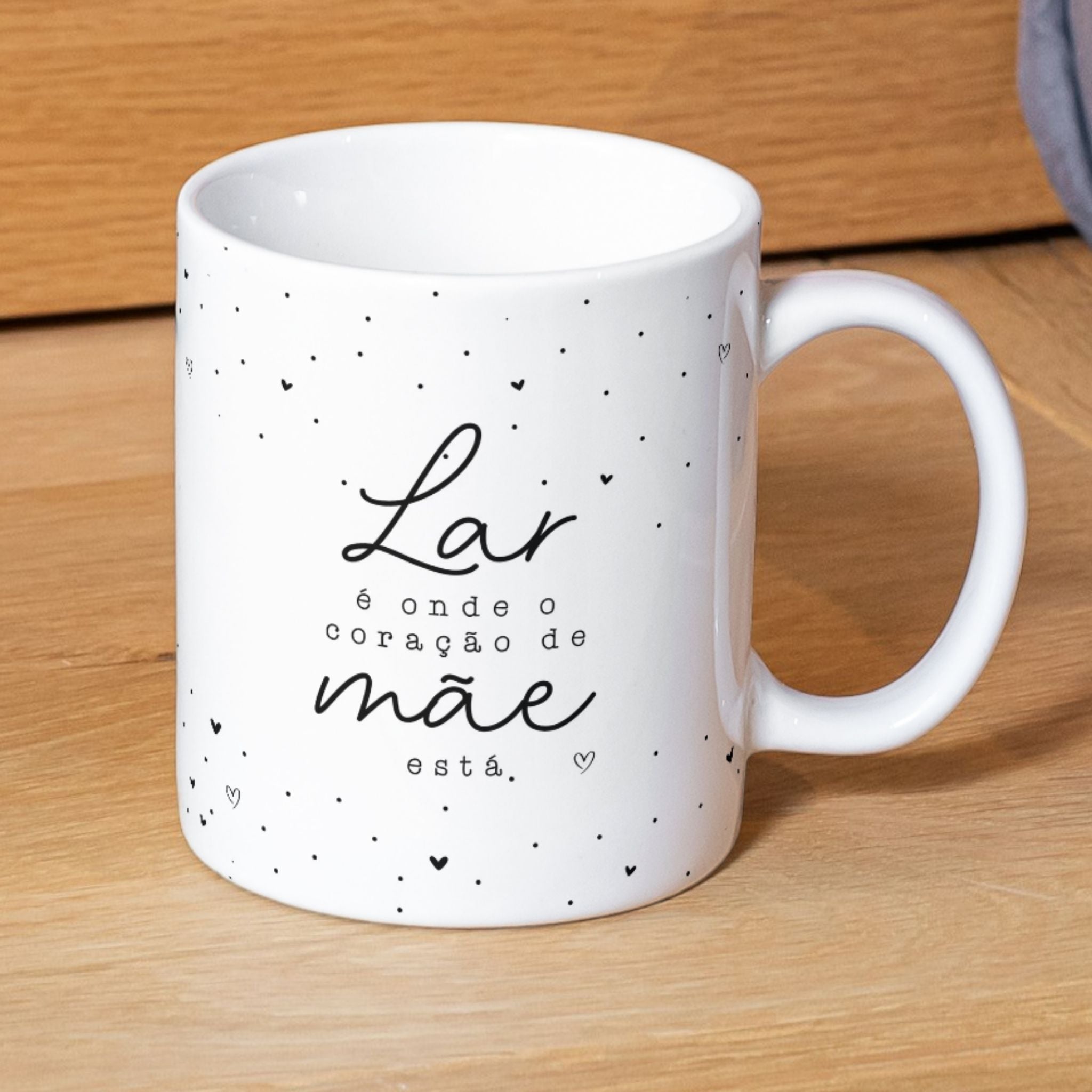 Caneca Dia da Mãe - "Lar é onde o coração de Mãe está" | Edição Dia da Mãe