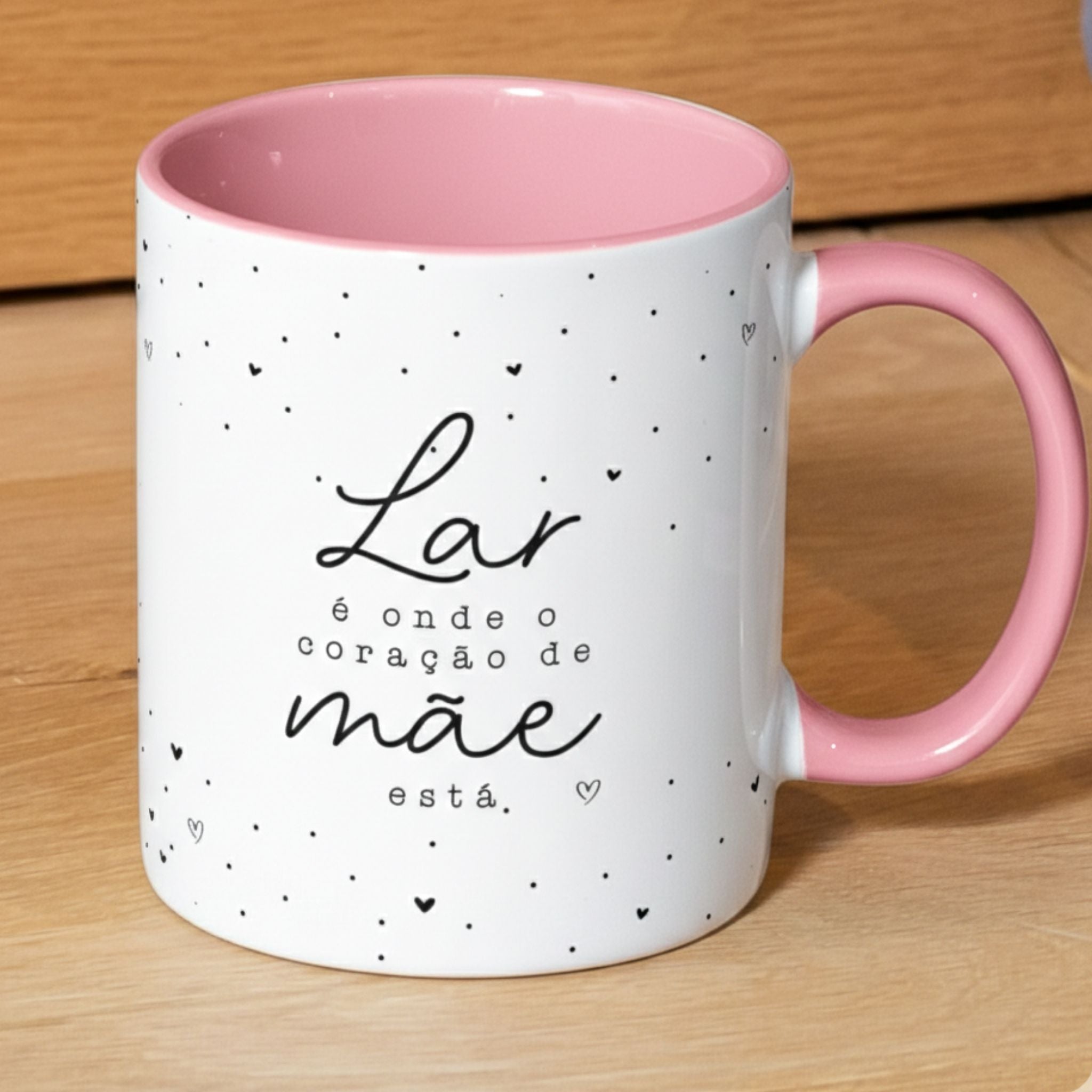 Caneca Dia da Mãe - "Lar é onde o coração de Mãe está" | Edição Dia da Mãe