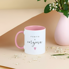 Caneca "Forte e Corajosa" | Dia da Mulher