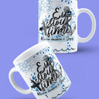 Caneca "Eu estou firme, minha âncora é Jesus " | Presente de Fé
