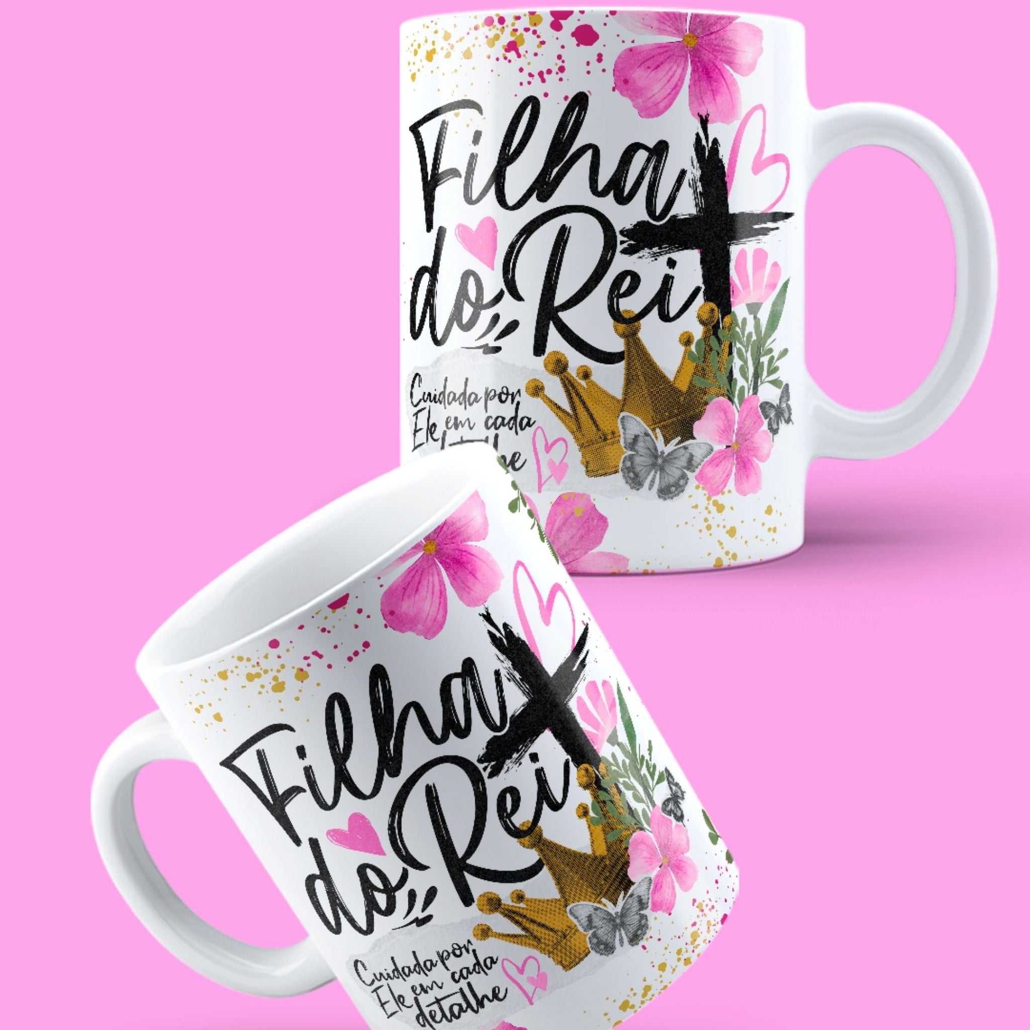 Caneca "Filha do Rei" | Presente de Fé