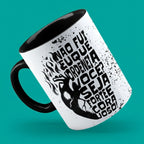Caneca "Seja forte e corajoso!" | Presente de Fé