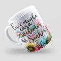 Caneca "Eu e minha casa serviremos ao Senhor" Josué 24:15  | Presente de Fé