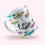 Caneca "Eu sou: abençoada"  | Presente de Fé