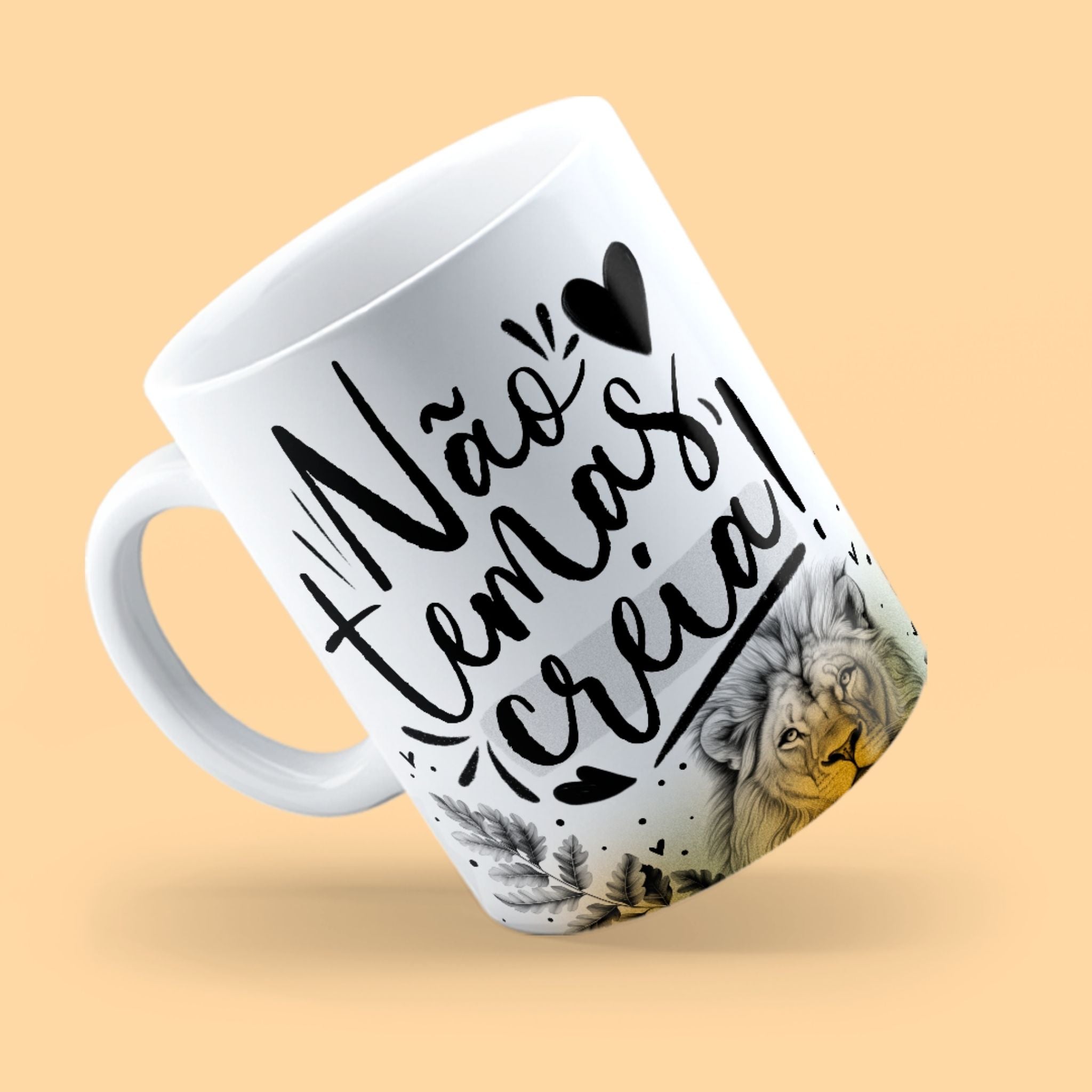Caneca "Não temas, creia!"  | Presente de Fé