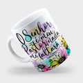 Caneca "O Senhor é meu Pastor, nada me faltará" Salmos 23:1 | Presente de Fé