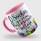 Caneca "O Senhor é meu Pastor, nada me faltará" Salmos 23:1 | Presente de Fé