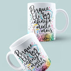 Caneca "Porque Ele faz infinitamente mais"  | Presente de Fé