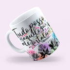 Caneca "Tudo posso naquele que me fortalece" Filipenses 4:13  | Presente de Fé