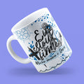 Caneca "Eu estou firme, minha âncora é Jesus " | Presente de Fé