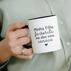 Caneca Dia da Mãe - "Minha filha favorita me deu essa caneca" | Edição Dia da Mãe