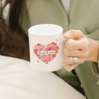 Caneca Dia da Mãe - "Coração de Mãe" | Edição Dia da Mãe