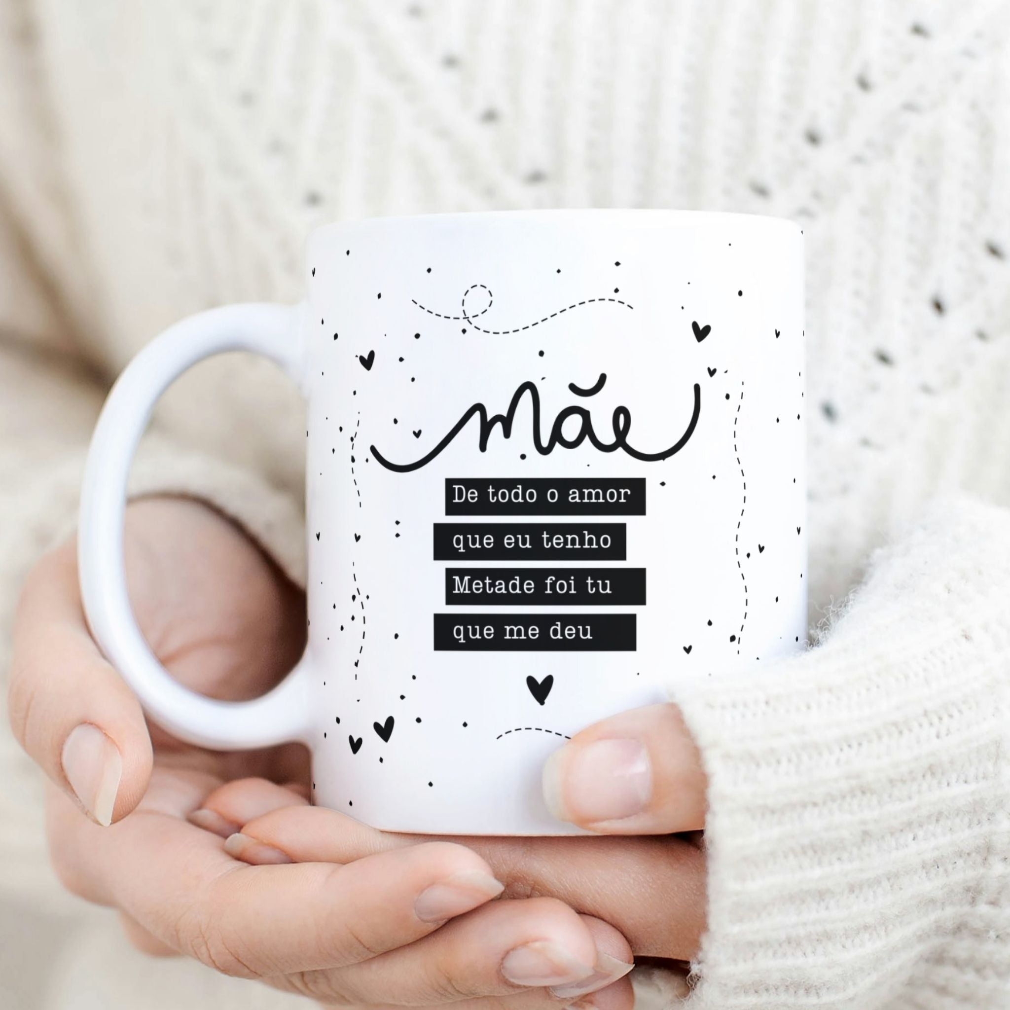 Caneca Dia da Mãe - "Mãe" | Edição Dia da Mãe