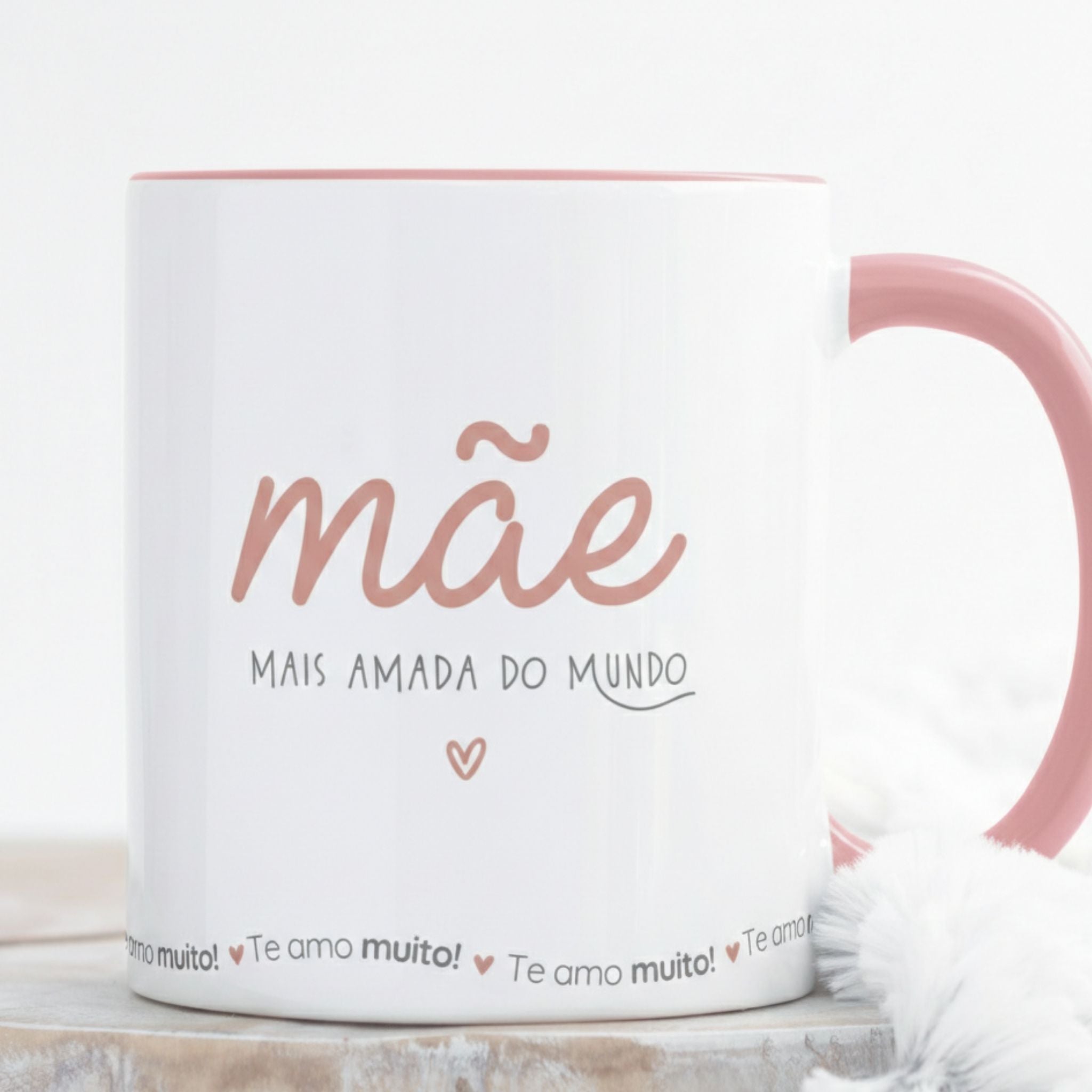 Caneca Dia da Mãe - "Mãe Mais Amada do Mundo" | Edição Dia da Mãe