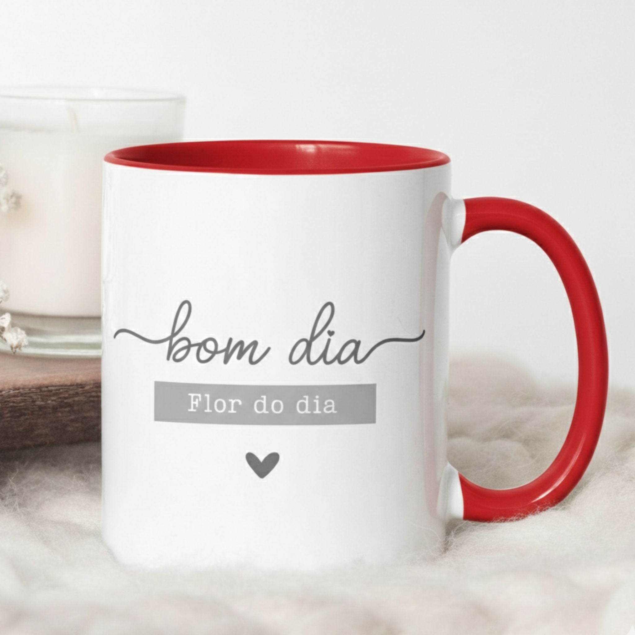 Caneca Dia da Mãe - "Bom dia Flor do dia" | Edição Dia da Mãe