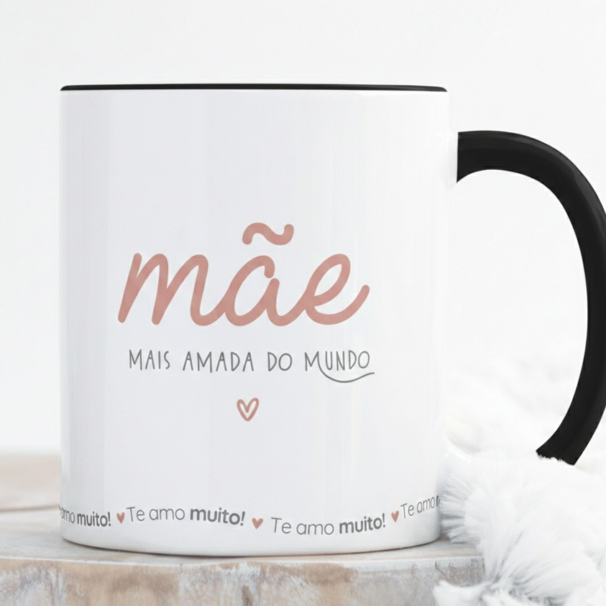 Caneca Dia da Mãe - "Mãe Mais Amada do Mundo" | Edição Dia da Mãe