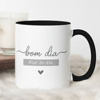 Caneca Dia da Mãe - "Bom dia Flor do dia" | Edição Dia da Mãe