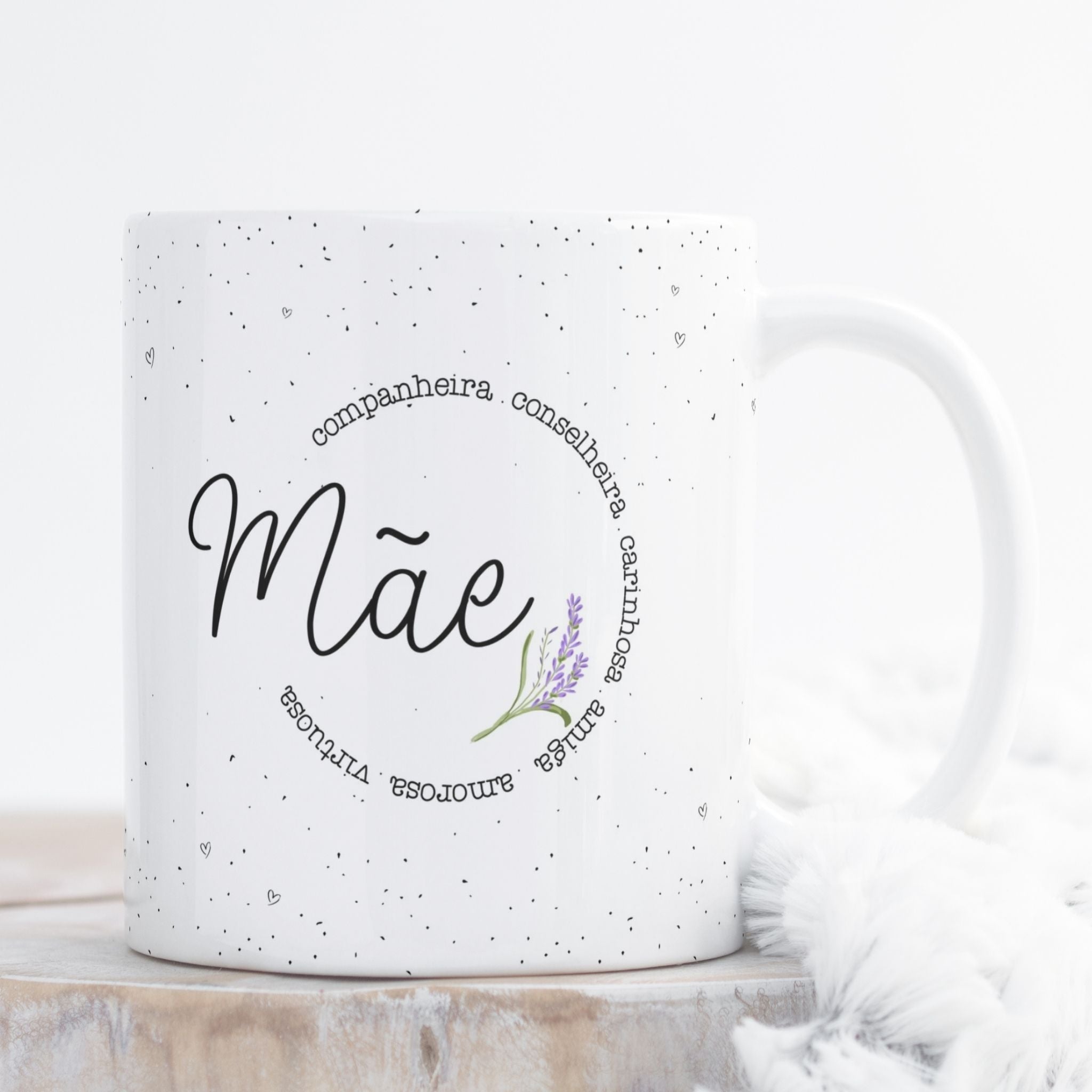Caneca Dia da Mãe - "Mãe amiga" | Edição Dia da Mãe