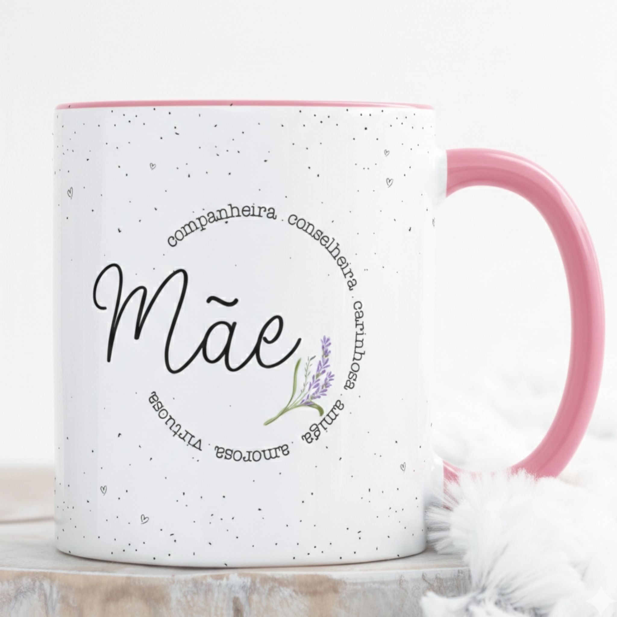 Caneca Dia da Mãe - "Mãe amiga" | Edição Dia da Mãe