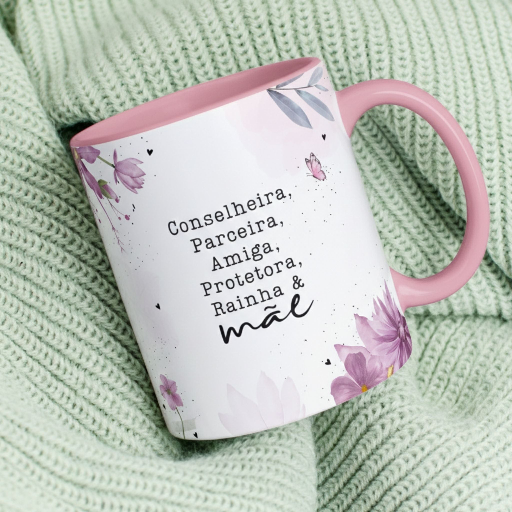 Caneca Dia da Mãe - "Mãe Rainha" | Edição Dia da Mãe