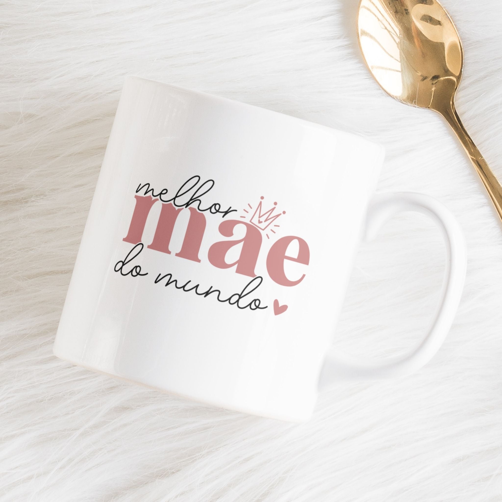 Caneca Dia da Mãe - "Melhor mãe do mundo" | Edição Dia da Mãe