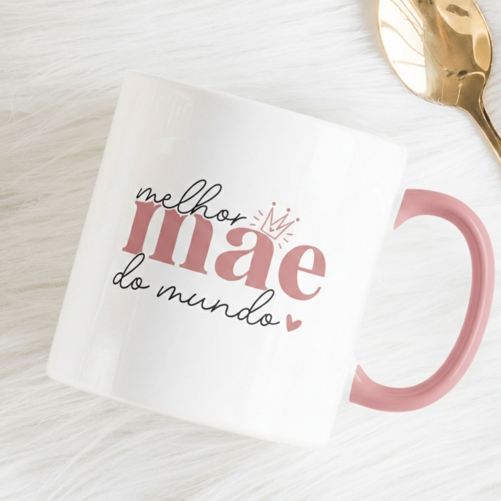 Caneca Dia da Mãe - "Melhor mãe do mundo" | Edição Dia da Mãe