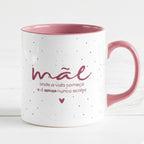 Caneca Dia da Mãe - "Mãe onde a vida começa e o amor nunca acaba" | Edição Dia da Mãe