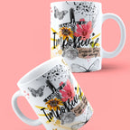 Caneca "Nada é impossível quando Deus está comigo" | Presente de Fé