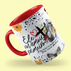 Caneca "O teu amor me lembra que tu Deus, nunca estás longe" | Presente de Fé