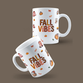 Caneca Autumn Fall Vibes | JM Collection | Coleção Outono e Halloween
