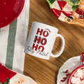 Caneca HO HO HO Feliz Natal - Coleção Natal