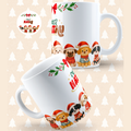 Caneca Feliz Natal Dog  | Coleção Natal