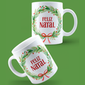 Caneca Feliz Natal | Coleção Natal | JM Collection