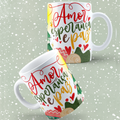 Caneca "Amor, Esperança, Paz" | Coleção Natal | JM Collection