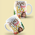 Caneca "Jesus é Nossa Luz" | Coleção Natal | JM Collection