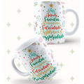 Caneca "Paz, Prosperidade, Esperança" | Coleção Natal