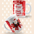 Caneca "O Trenó já Passou por Aqui! Feliz Natal" | JM Collection - Coleção Natal