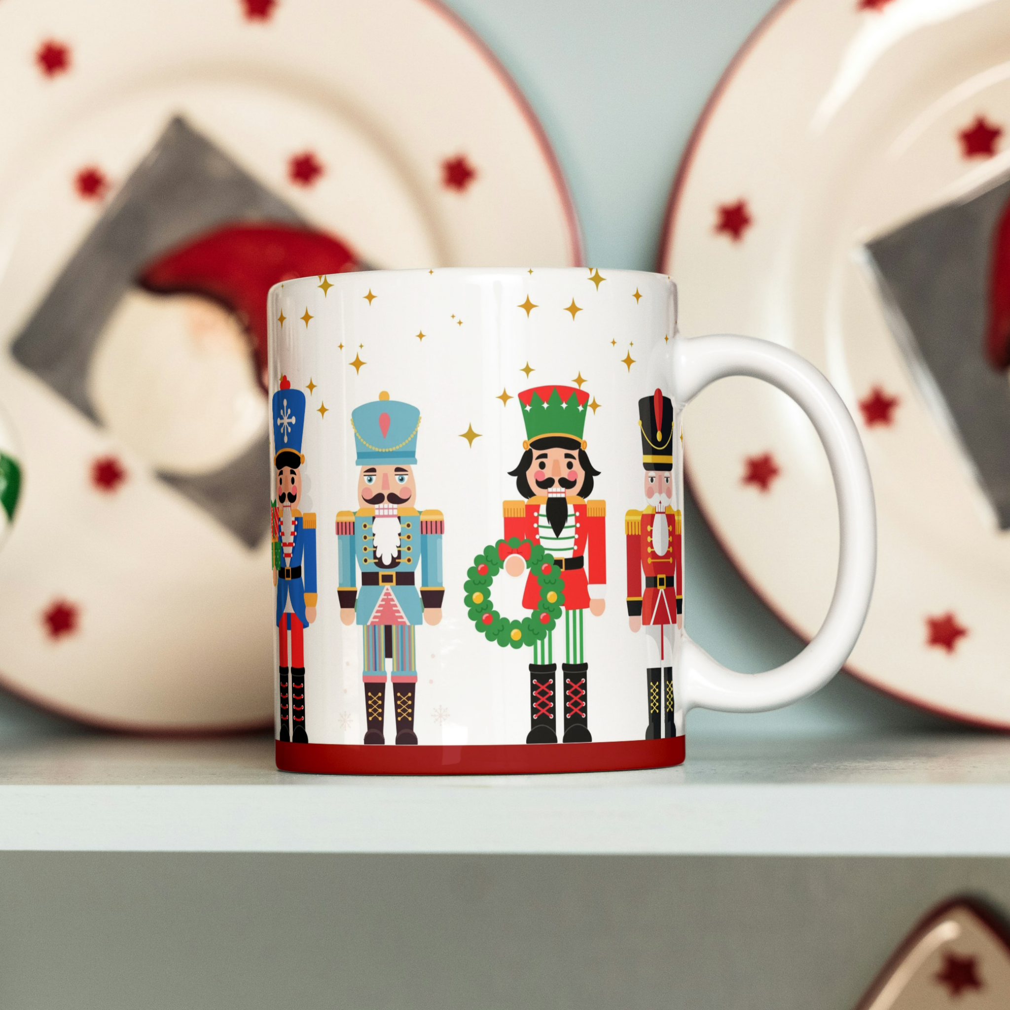 Caneca "Feliz Natal" - Coleção Natal Christmas - Jm Collection