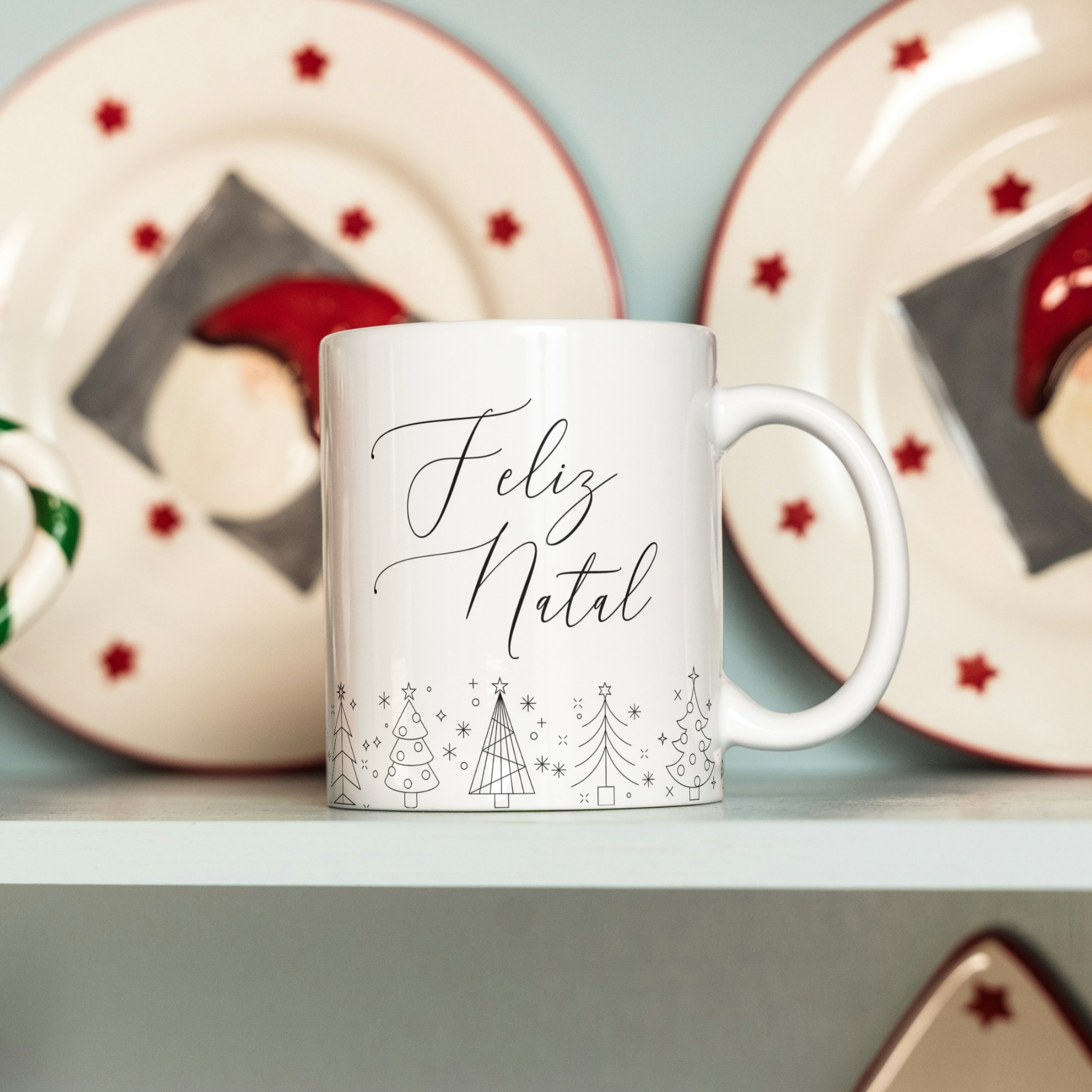 Caneca "Feliz Natal" - Coleção Christmas Natal