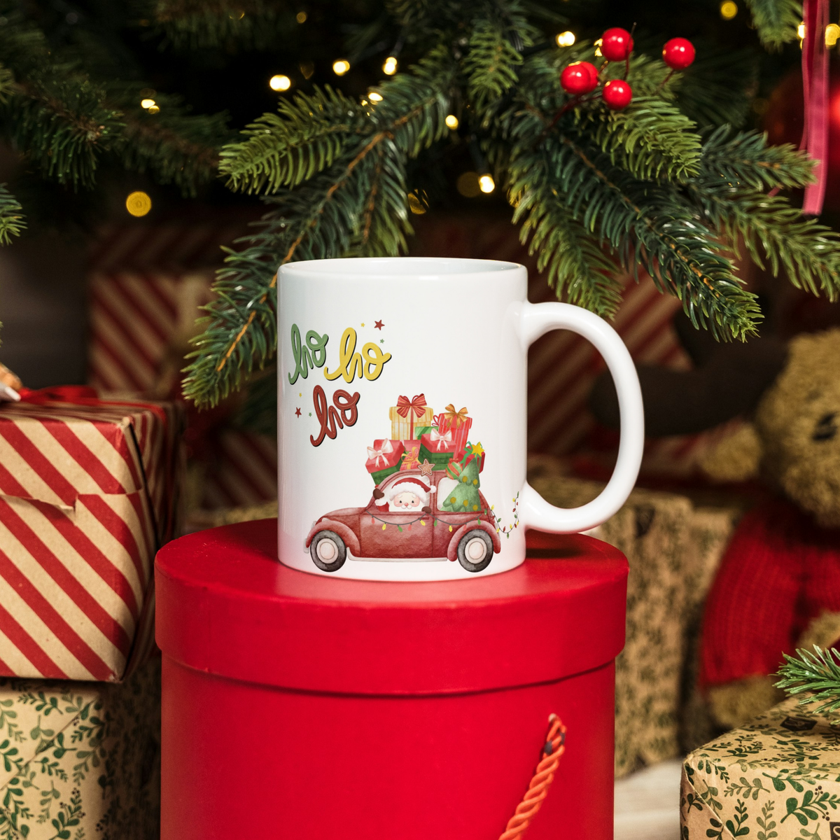 Caneca "Feliz Natal" HOHOHO - Coleção Christmas Natal