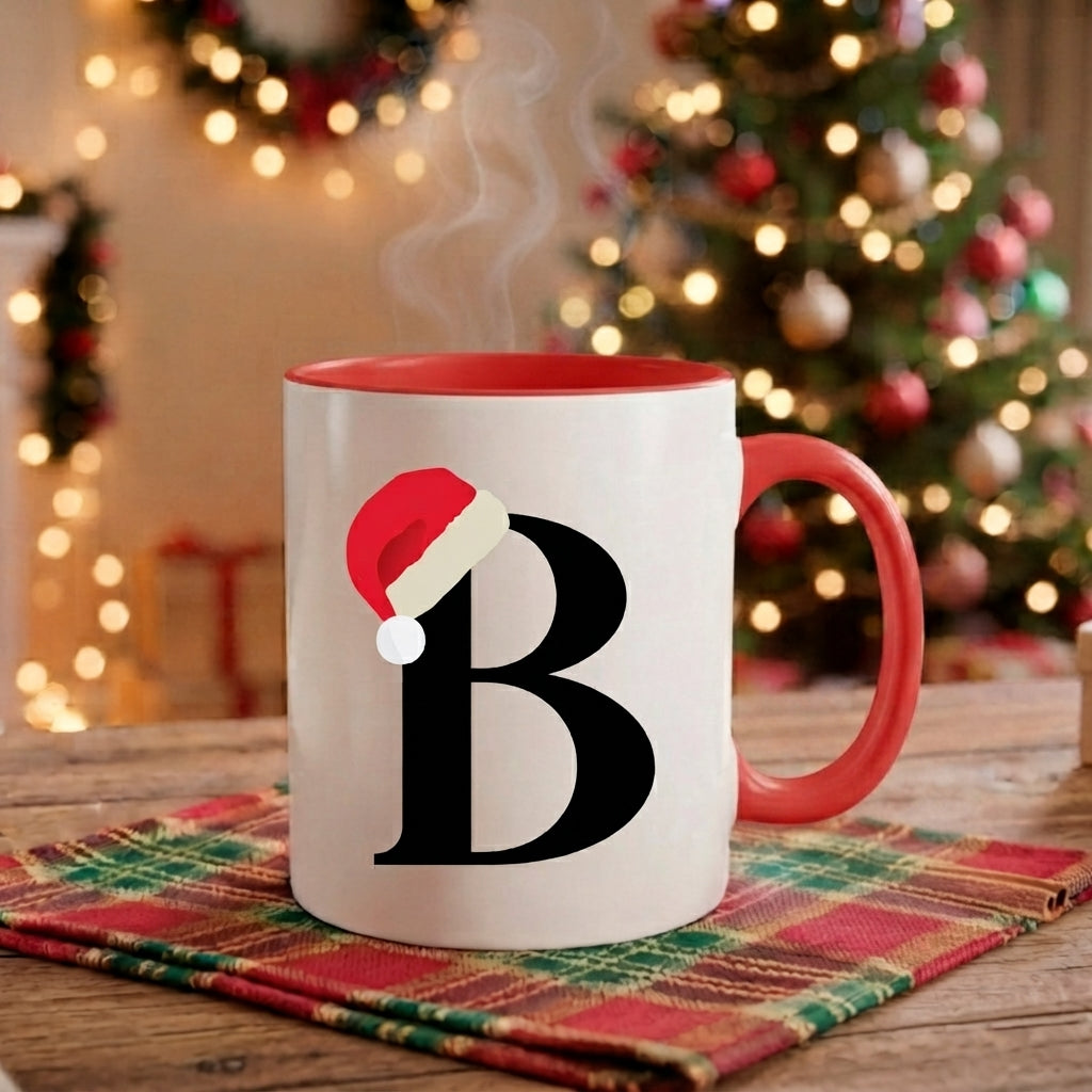 Caneca Natal Alfabeto "Iniciais Nomes" - Coleção Natal