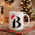 Caneca Natal Alfabeto "Iniciais Nomes" - Coleção Christmas