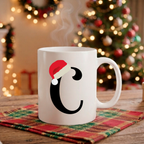Caneca Natal Alfabeto "Iniciais Nomes" - Coleção Christmas