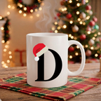 Caneca Natal Alfabeto "Iniciais Nomes" - Coleção Christmas