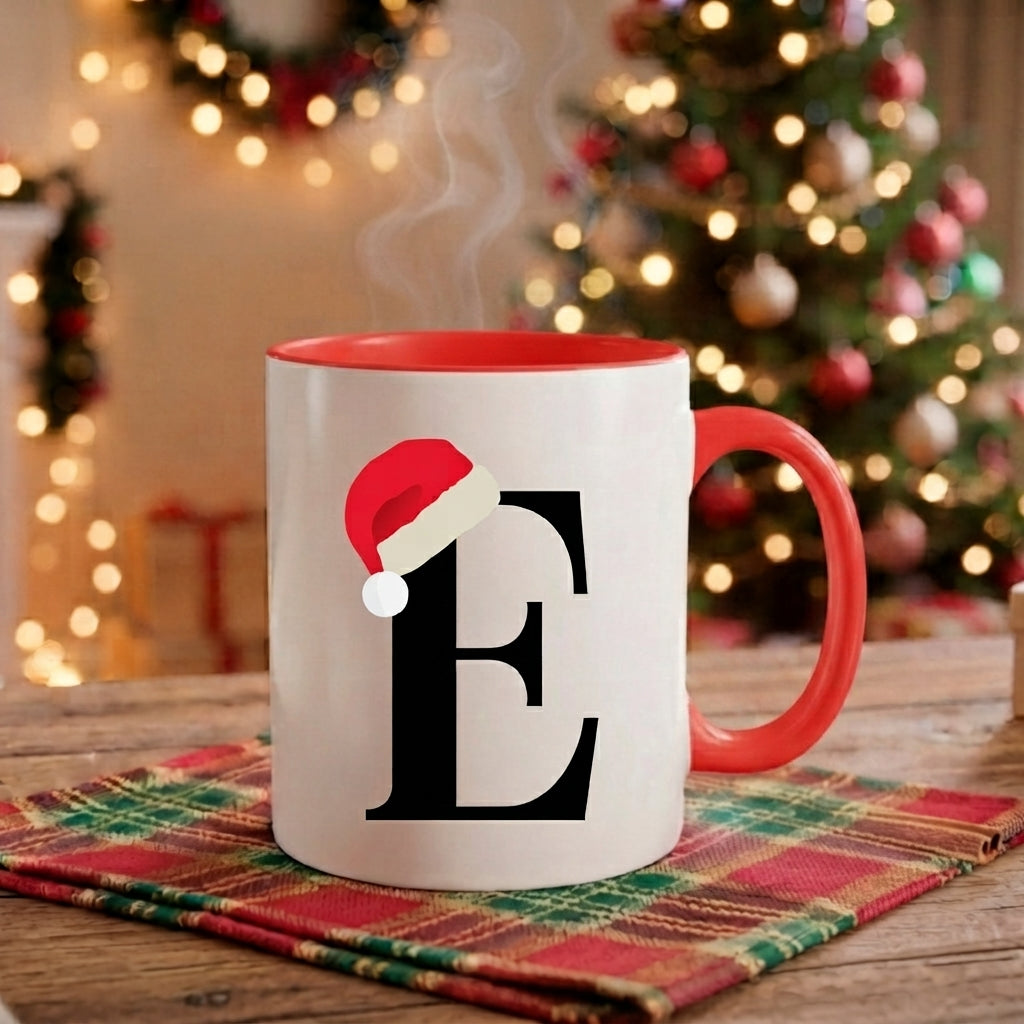 Caneca Natal Alfabeto "Iniciais Nomes" - Coleção Natal
