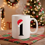 Caneca Natal Alfabeto "Iniciais Nomes" - Coleção Christmas