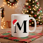 Caneca Natal Alfabeto "Iniciais Nomes" - Coleção Christmas