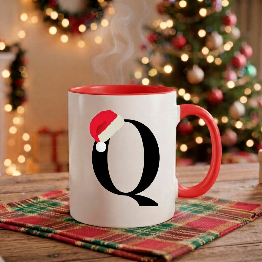 Caneca Natal Alfabeto "Iniciais Nomes" - Coleção Natal